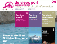 Tablet Screenshot of croisieres-marseille-calanques.com